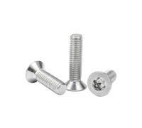 M2 .5 M3 M4 M5 M6 M8 Acero inoxidable SUS304 Tornillo Torx de cabeza avellanada Cabeza plana Tornillos máquina seis lóbulos GB2673(5mm,300pcs M3)