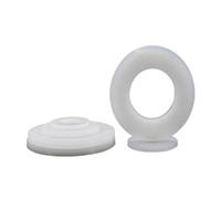 M2,5 M3 M4 M5 M6 M8 M10 M12 M14 M16 M18 M20 M22 M24 Arandela plana de nailon de plástico blanco y negro, espaciador plano, junta aislante(White,M12x20x2(50pcs))