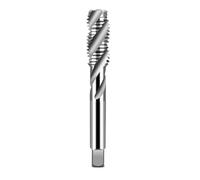 M2 .5 M3 M4 M5 M6 M8 M10 M12 Métrica Recta Flauta Rosca Herramientas De Mano CNC HSS Recubrimiento Titanio Tornillo Broca(Spiral taps(Alum) M2x0.4)
