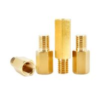 M2 .5 M3 M4 M5 M6 M8 Separador hexagonal de latón for placa base Espaciador PCB Tornillo for pilar cobre for PC Espárrago columna(Male-Female,30MM_M5 (2PCS))