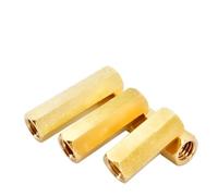 M2 .5 M3 M4 M5 M6 M8 Separador hexagonal de latón for placa base Espaciador PCB Tornillo for pilar cobre for PC Espárrago columna(Female-Female,45MM_M6 (2PCS))