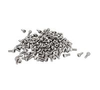 M2.5 x 6 mm cabeza hexagonal clave Socket Moleta tapa pernos de tornillos 100PCS