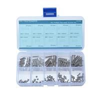 M2 Acero Inoxidable Phillips cabeza plana máquina assortmrnt Qty, 200 unidades tornillos M2 x 3 m2 x 4 m2 x 5 m2 x 6 M2 x 8 m2 x 10 m2 x 12 m2 x 14 M2 x 16 m2 x 20 mm