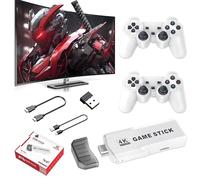 M2 Gaming Stick - 64/128GB Memoria, 15000+/20000+ Juegos, 20+ Simuladores Clásicos, 4K HD Sistema de Juego Portátil (128g)