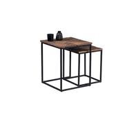 M2 Kollektion Alabama, Madera Metal, Marrón, Negro