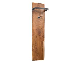 M2 Kollektion Alaska 1, madera, marrón, negro, 25 x 110 x 20 cm