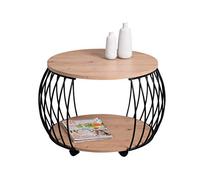 M2 Kollektion Beijing 1 Mesa de Centro/sofá, MDF, Altura 47 cm, diámetro 60 cm