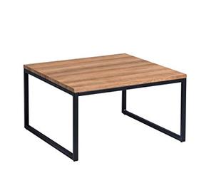 M2 Kollektion Jakarta 1 Mesa de Centro de Madera de Densidad Media, decoración de Roble marrón, 60 x 60 cm, Altura 35 cm