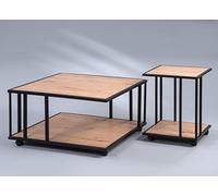 M2 Kollektion Paris 2 - Mesa de Centro (Madera, 75 x 41 x 75 cm)