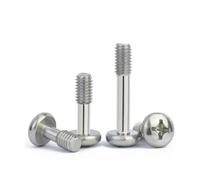 M2 M2.5 M3 M4 M5 M6 M8 304 A2 tornillo de bloqueo de cabeza cruzada de acero inoxidable cabeza redonda perno de media rosca 2/5/10/20 piezas(M3x8mm-20pcs)