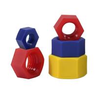 M2 M2.5 M3 M4 M5 M6 M8 M10 12 M14 M16 M18 M20 Tuerca hexagonal de nailon de plástico negro/blanco/amarillo/rojo/azul