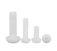 M2 M2.5 M3 M4 M5 M6 M8 rosca métrica tornillo de plástico de nailon cabeza plana tornillos redondos cruzados longitud del perno 4-100mm 8~100 Uds(30mm,M8 (8Pcs))