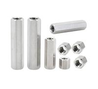 M2 M2.5 M3 M4 M5 M6 Pilares de columna hexagonales Espaciador de tornillo de espaciado de estante de acero inoxidable 304(10mm (20Pcs),M4)