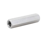 M2 M2.5 M3 M4 M5 M6 Placa base de ajuste hembra Separador Espaciadores de bastidor Cobre Acero inoxidable Rosca métrica Soporte de PCB Pilares Columna Hardware Tuerca(Stainless Steel,8MM-M6 (2PCS))
