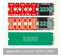 M2 M2PLUS NGFF NVME M.2 Transferencia extendida 2230, 2242, 2260, 2280 Aeronave M2 CAMBIO DE TAMAÑO