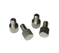 M2-M6 de cabeza plana Tornillo de ajuste moleteado Tornillos torsión hacia la, M4 * 8mm, 10pcs