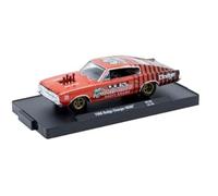 M2 Machines Auto-Drivers - Speed Dawg - Dodge Charger HEMI 1966 en rojo con rayas negras R132 25-28
