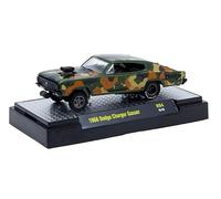 M2 Machines Detroit Muscle 1966 Dodge Charger Gasser camuflado adulto coleccionable R94 25-68