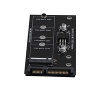 M2 NGFF SSD a 3.0 2.5 & Rdquo, M.2 SSD Adaptador Convertidor Tarjeta Vertical para PC Ordenador PortáTil Agregar en Tarjeta Hasta 6Gps