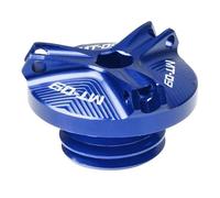 M20 *2.5 Motorcycle Engine Oil Filter Cup Plug Cover Screw Motorbike Oil Fill Cap Compatible with Yamaha MT09 MT 09 MT-09 Tracer 2015-2018(Blue)