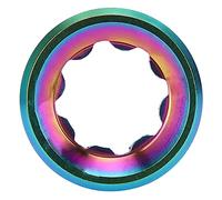 M20x8 RT122 Road-platos y bielas integrados de aleación de titanio, cubierta de manivela, tornillo, soporte inferior para bicicleta (Colorido RT122)