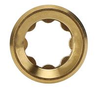 M20x8 RT122 Road-platos y bielas integrados de aleación de titanio, cubierta de manivela, tornillo, soporte inferior para bicicleta (Oro RT122)