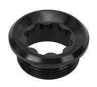 M20x8 RT122 Road-platos y bielas integrados de aleación de titanio, cubierta de manivela, tornillo, soporte inferior para bicicleta (Negro RT122)