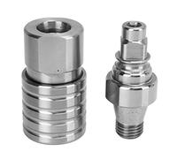 M22 Agua de agua Conector rápido | Adaptador de perforación húmeda de oxidación de acero de aleación cromada | Conector de liberación rápida para máquinas de perforación de agua /