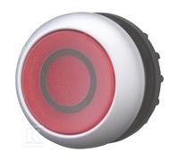 M22-DRL-R-X0 Pulsador plano rojo iluminado sin retorno 216957