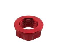 M22 x 1 mm Dirección de Aluminio Tuerca Compatible con 50cc 110cc 125cc 140cc 150cc 160cc 170cc 180cc 190cc Bicicletas y Modelos similares(Rojo)