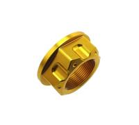 M22 x 1 mm Dirección de Aluminio Tuerca Compatible con 50cc 110cc 125cc 140cc 150cc 160cc 170cc 180cc 190cc Bicicletas y Modelos similares(Oro)