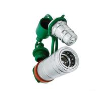 M22x1. sistema rápido hidráulico del acoplador, par estándar del adaptador del acero de carbono PPK3-AG5 del ISO con los conectores masculinos y femeninos, para la maquinaria agrícola del tractor