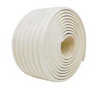 M2cbridge Protector Multifuncional para Bordes y Esquinas, Cobertura de Seguridad para bebé, Parachoques de Seguridad para Bricolaje, Color Blanco arroz 4 m