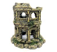 M2cbridge Ruinas de Columna Romana Antigua, Castillo Europeo, Decoraciones de Acuario, escondite de pecera, Rocas (Columna Romana Redonda)