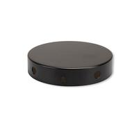 M2OUTLET Kit de dosel cilíndrico para lámpara de 4 orificios laterales, de metal, negro, 120 x 25 mm