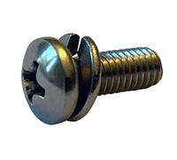 M3-0.5X12 ISO 7045 Phil Pan 304SS - Tornillo de rosca completa A2 inoxidable (paquete de 100)