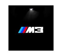 (M3) 2 pezzi Proiettore LED di benvenuto per portiera auto con logo laser, luce per portiera per BMW