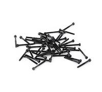 M3 DIN912 4-50mm Tornillo de Cabeza de Caquillo Hexagonal Tornillos de Acero de Carbono de Aleación de Grado de 12.9 Tornillo de Rosca Completa Acabado Liso(M3×30mm -50pcs)