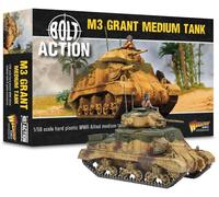 M3 Grant Tanque mediano - 1:56 tanque de plástico del ejército británico | Miniaturas muy detalladas de la Segunda Guerra Mundial de Warlord Games