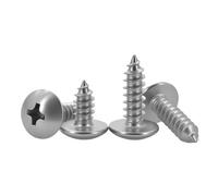 M3 M3.5 M4 M5 M6 cabeza de armazón empotrada en cruz tornillo autorroscante tornillos for madera de cabeza plana de acero inoxidable 304 longitud: 6mm ~ 50mm(30mm (8Pcs),M6)