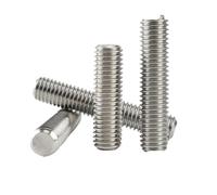M3 M4 M5 M6 M8 304 Varilla roscada completa de acero inoxidable Longitud del perno Pernos sin cabeza totalmente métricos Rosca Varillas espárragos Tornillos(16mm (30pcs),M3)