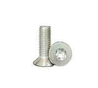 M3 M4 M5 M6 M8 316 Acero Inoxidable SUS316 ISO14581 GB2673 Tornillo Avellanado Torx CSK Tornillo De Seguridad De Cabeza Plana De Seis Lóbulos(22mm,M5 10pcs)