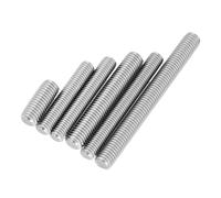 M3 M4 M5 M6 M8 M10 M12 304 pernos de varilla roscada completa de acero inoxidable longitud 16-300mm tornillos de varillas de rosca sin cabeza completamente métricos(Length 130mm,M5 (6Pcs))