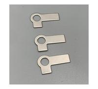 M3 M4 M5 M6 M8 M10 M12 M14 M16 M18 Arandela de tope de bloqueo con collar de doble lengüeta de acero inoxidable 304 GB855 con lengüeta larga y ala(20Pieces M8)