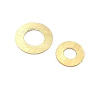 M3 M4 M5 M6 M8 M10 M12 M14 M16 M18 M22 M24 Arandela plana de latón Junta de latón macizo cuña de Metal de cobre espaciador de almohadilla de mesón(M3 x 10mm(50pcs),Thickness 1mm)