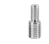 M3 M4 M5 M6 M8 M10 M12 M14 M16 M20 304 adaptador de rosca acero inoxidable macho a tornillo doble cabeza 1 Uds(M4x10toM5x10(1pcs))