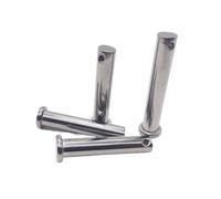 M3 M4 M5 M6 M8 M10 M12 M14 M16 M20 GB882 304 Eje de acero inoxidable plano con orificio Pasador cilíndrico Pasadores posicionamiento