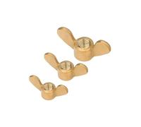 M3 M4 M5 M6 M8 M10 M12 M14 M16 Tuerca de ala de cobre Tuerca de mariposa de latón Elemento Cuernos del tesoro Tapa de tornillo apretada a mano(M16-1pcs)