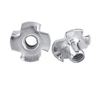 M3 / M4 / M5 / M6 / M8 T-Tuerca 4 Muebles de Carpintería de Acero Galvanizado (M6x50pcs)