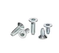 M3 M4 M5 M6 Pernos De Rosca Triangular Tornillos Torx Avellanados Tornillo Acero Al Carbono Galvanizado Cabeza Plana Hexalobular Bo(M4x12mm 50pcs)